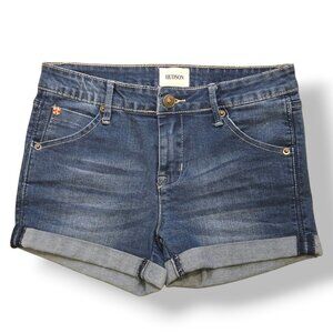 Hudson Girls Mid Rise Jean Shorts Size 16 KIDS 2.5" inseam Rolled Cuffs